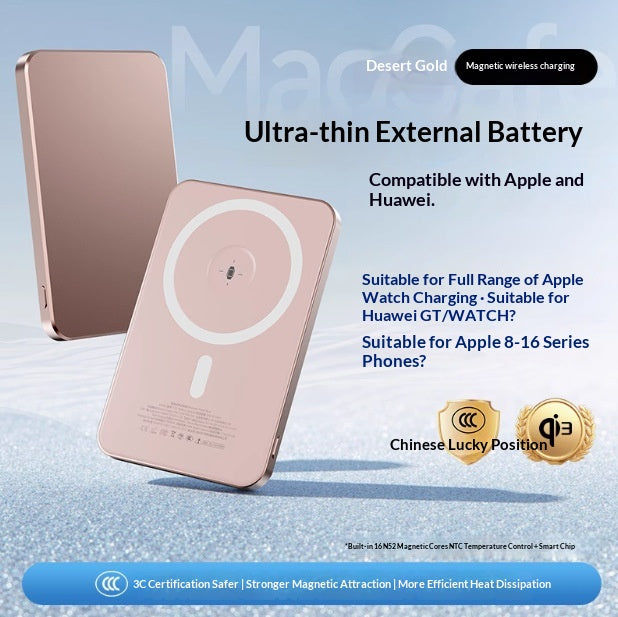 Magnetische Powerbank 10’000 mAh