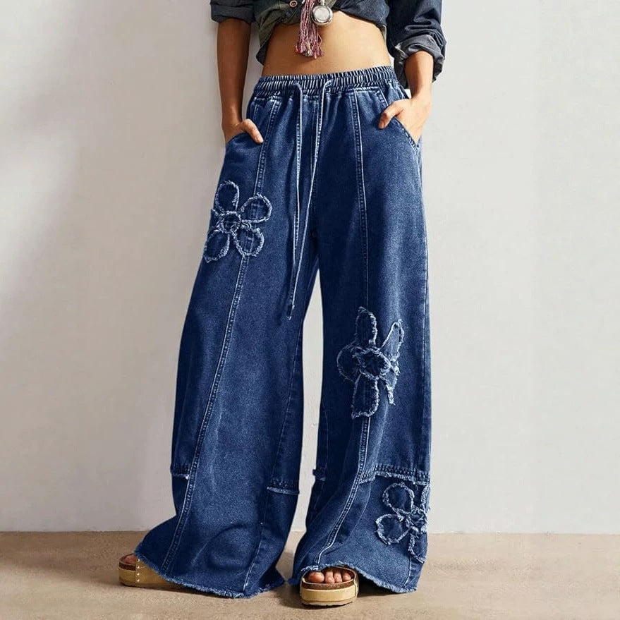 Stickereie Jeans