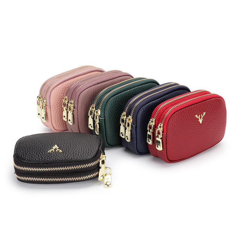 Mini-Portemonnaie aus echtem Leder – Bild 5 | LuxeStyle