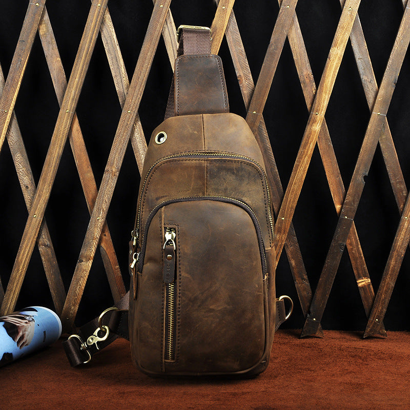 Crazy Horse Leder Herren-Vintagetasche | LuxeStyle