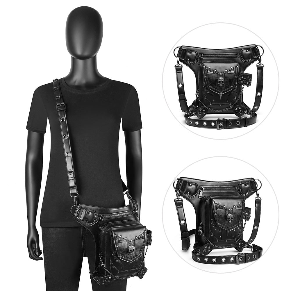Motorrad-Tasche mit Punk-Design