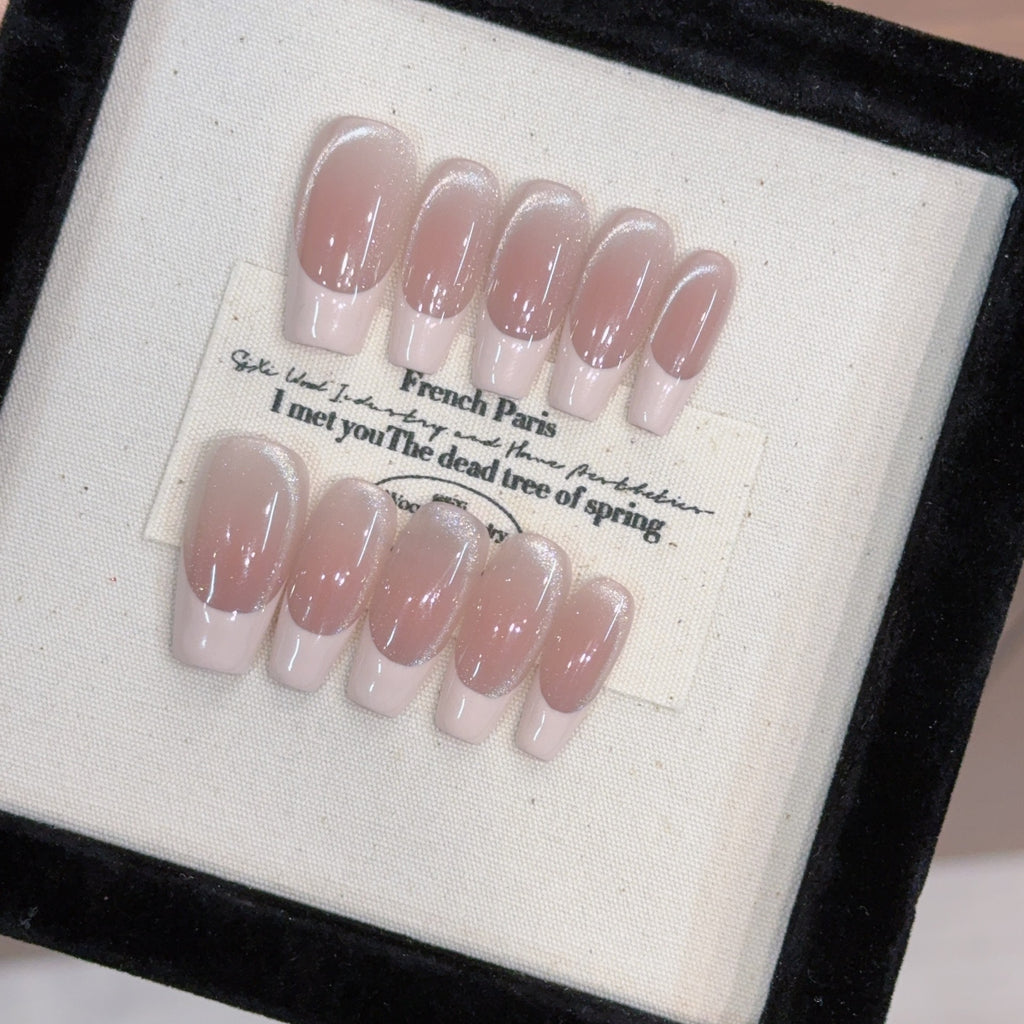 Handgemachte, ablösbare lange Nagelspitzen