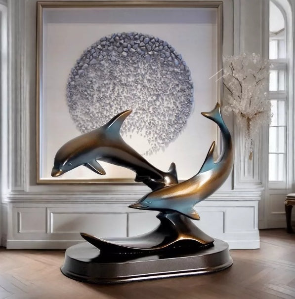 Delfin-Ornament für Schreibtisch und Regal – Bild 3 | LuxeStyle