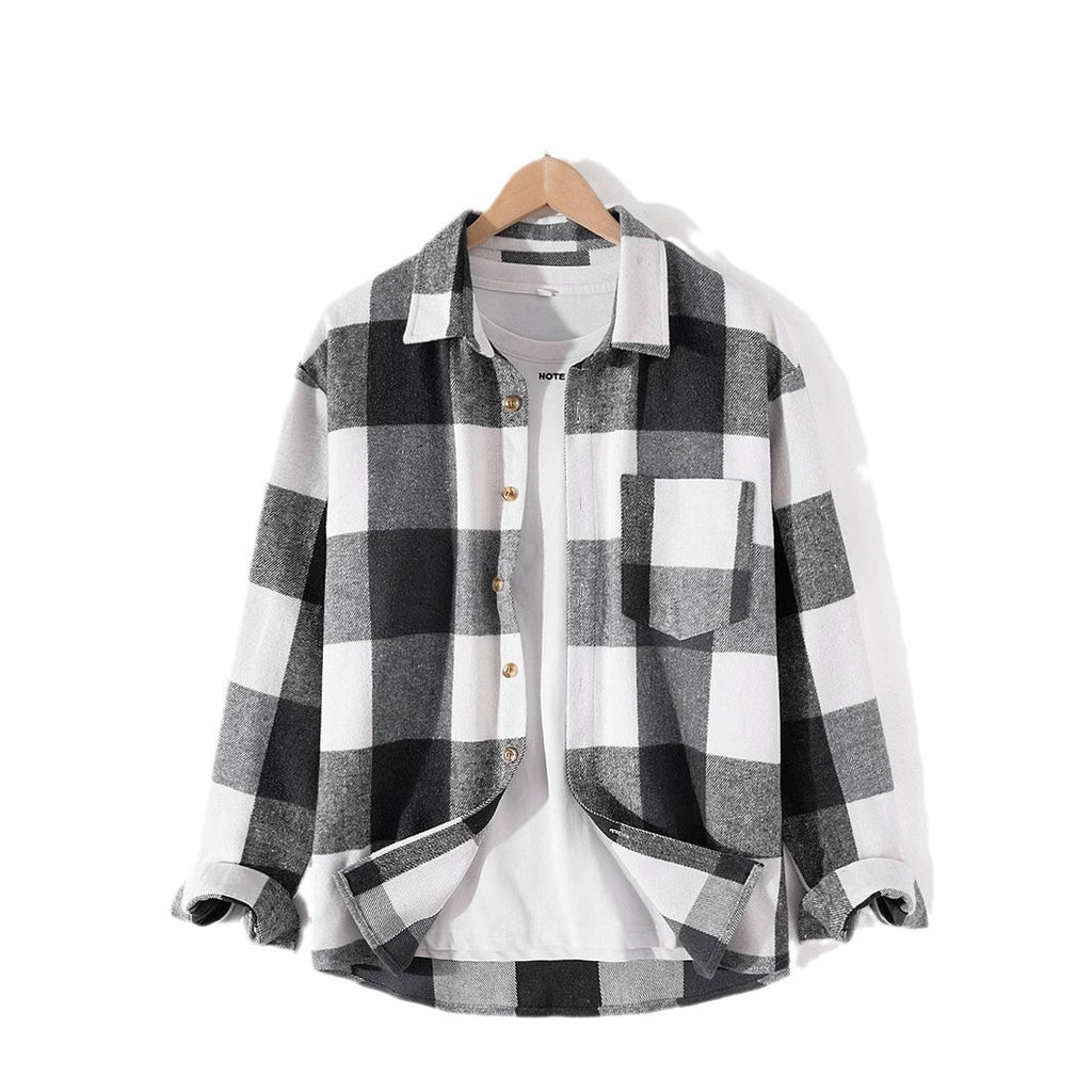 Herren Langarmhemd Kariert – Bequemer Loose Fit – Bild 3 | LuxeStyle
