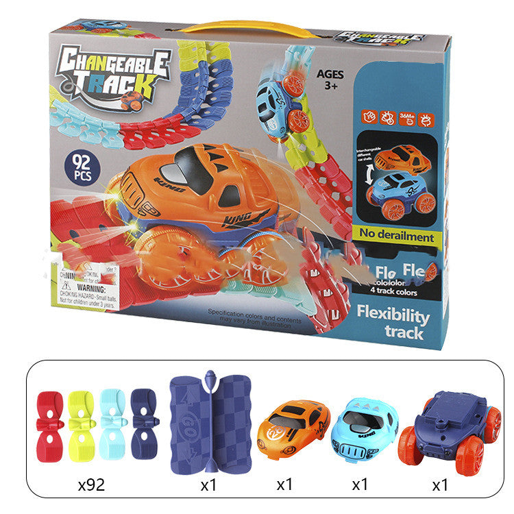 Flexibles Schienenauto-Spielzeugset – Bild 11 | LuxeStyle
