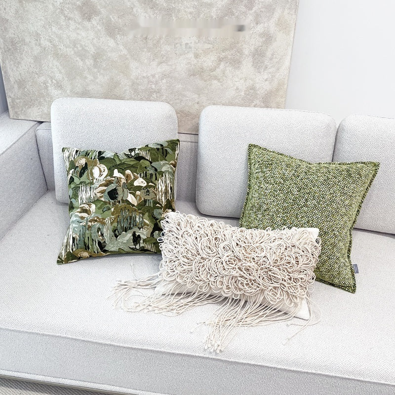Kissenbezug mit Füllung Grüner Wald – Bild 2 | LuxeStyle