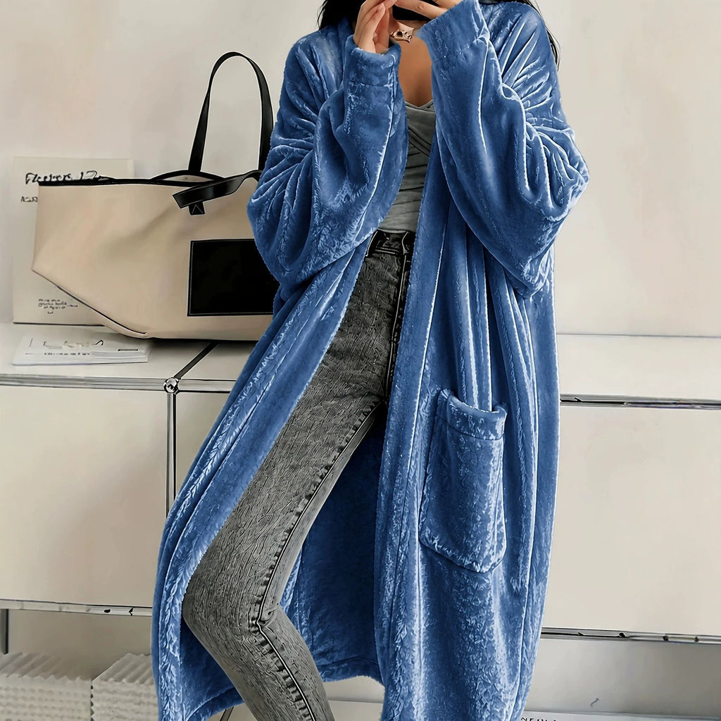 Langer Damen-Mantel im Casual-Look