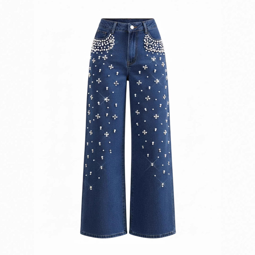 Casual Jeans mit geraden Beinen und schlankmachender Passform