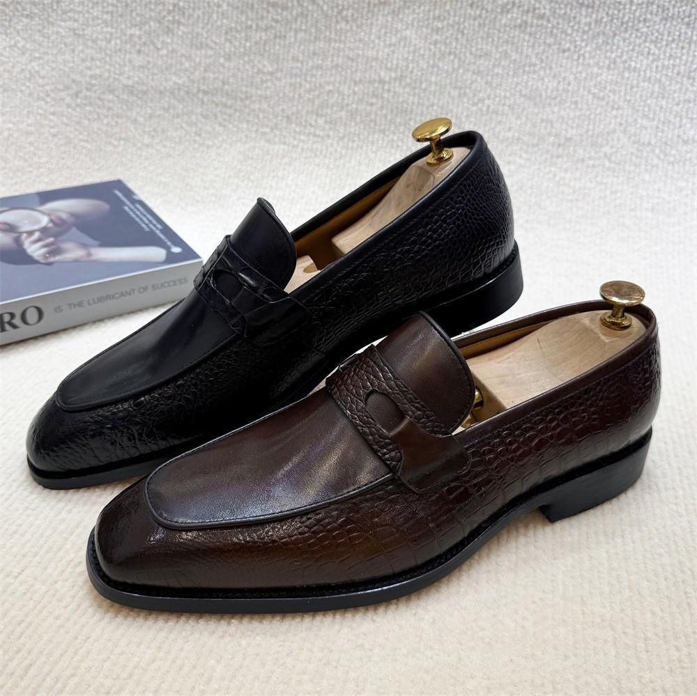 Herren Business-Casual Lederschuhe