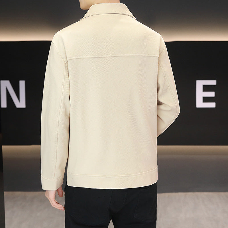 Herren Übergangsjacke aus Kunstleder – Ansicht 6