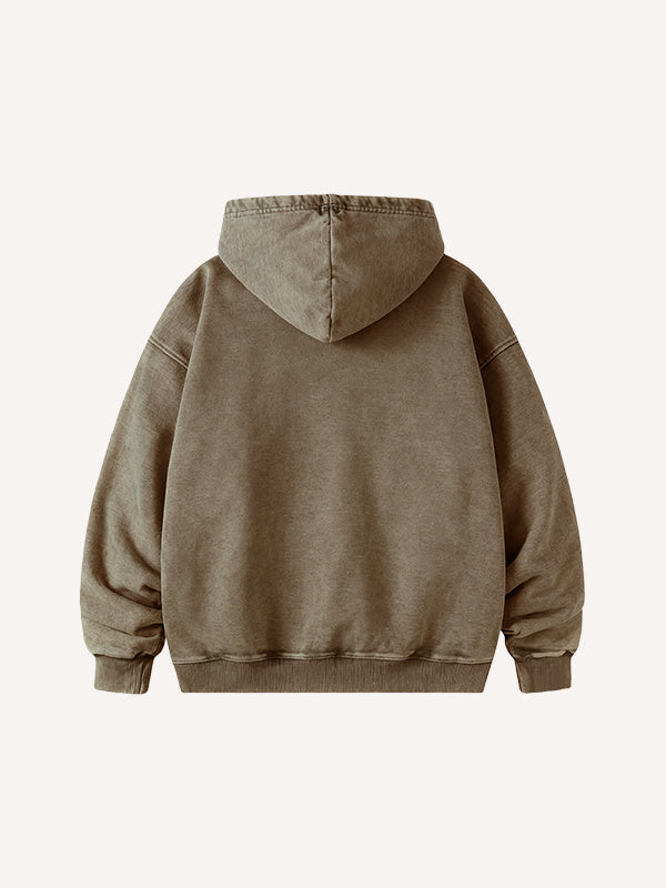Freizeit-Pullover aus Baumwolle mit Print