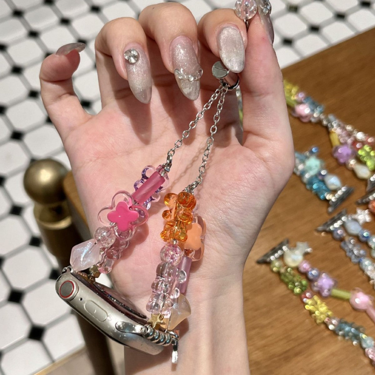 Bunte Armbanduhr