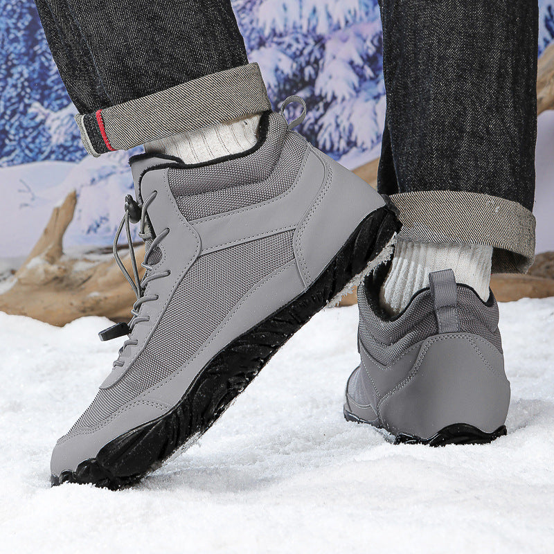 Fleecegefütterte wasserdichte High-Top Sneaker – Bild 2 | LuxeStyle