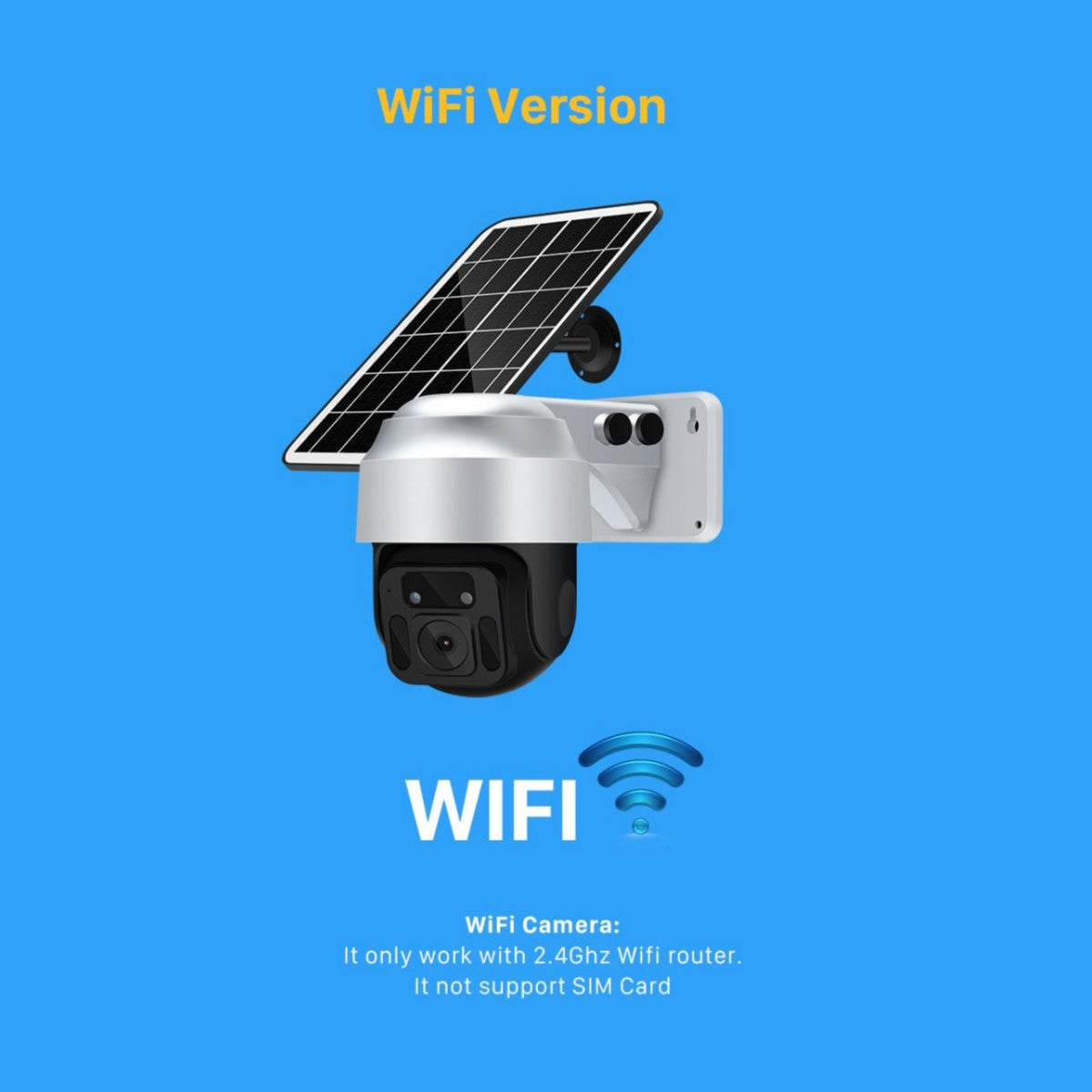 Solar WLAN Überwachungskamera