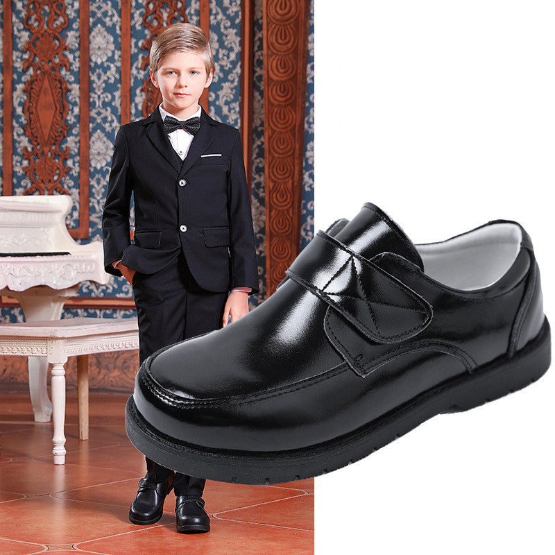 Weisse Kinder-Lederschuhe mit Klettverschluss – Bild 3 | LuxeStyle