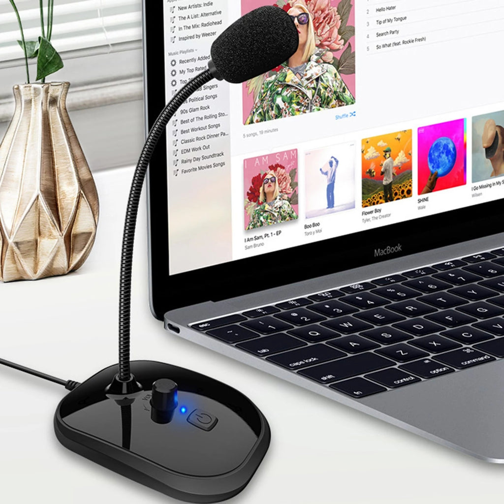 USB Schwanenhals Mikrofon für Computer
