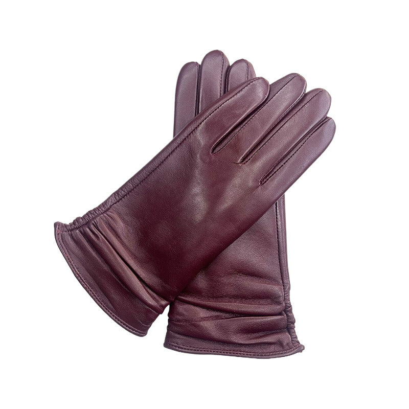 Damen-Handschuhe aus Schafsleder, Touchscreen