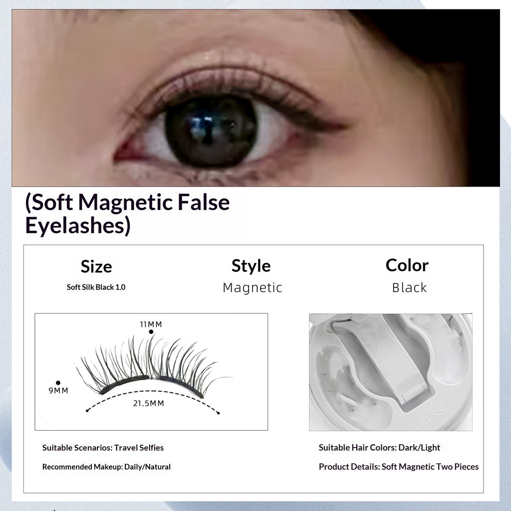 Weiche Magnet-Wimpern
