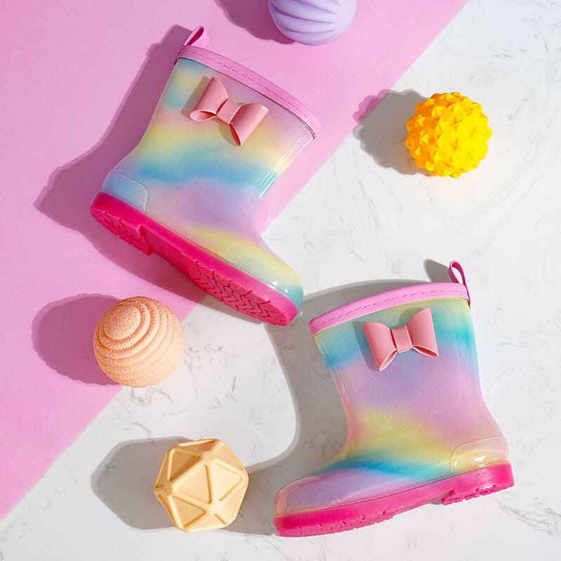 Gefütterte PVC-Regenstiefel für Kinder