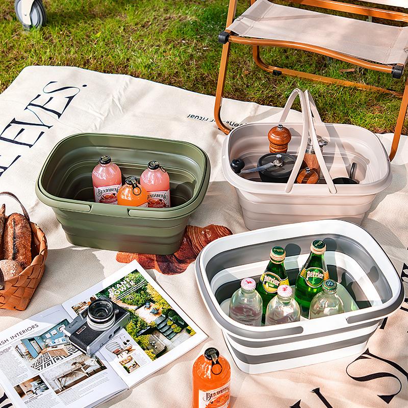 Faltbarer Picknick- und Einkaufshelfer