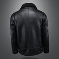 Leder-Pelz Jacke für Herren
