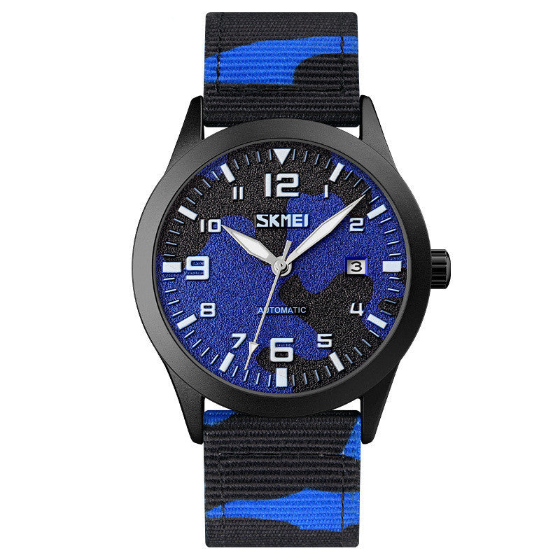 Sportliche Automatikuhr mit Nylonarmband – Bild 7 | LuxeStyle
