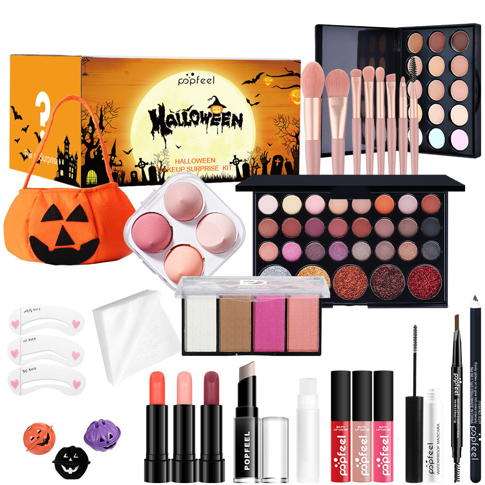 Halloween-Lipgloss & Augenmakeup-Set