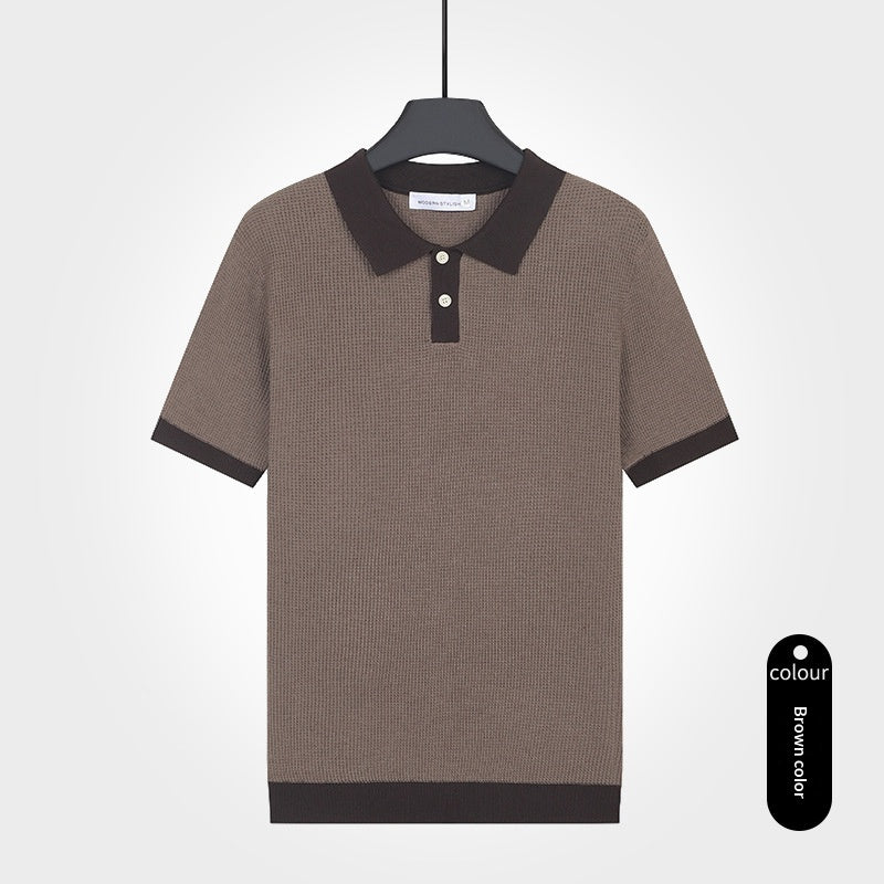 Leichter Poloshirt aus Ice Silk