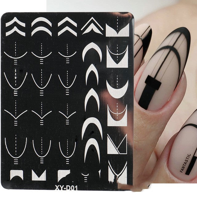 Nagel Beauty Stempelplatten Set – Bild 2 | LuxeStyle