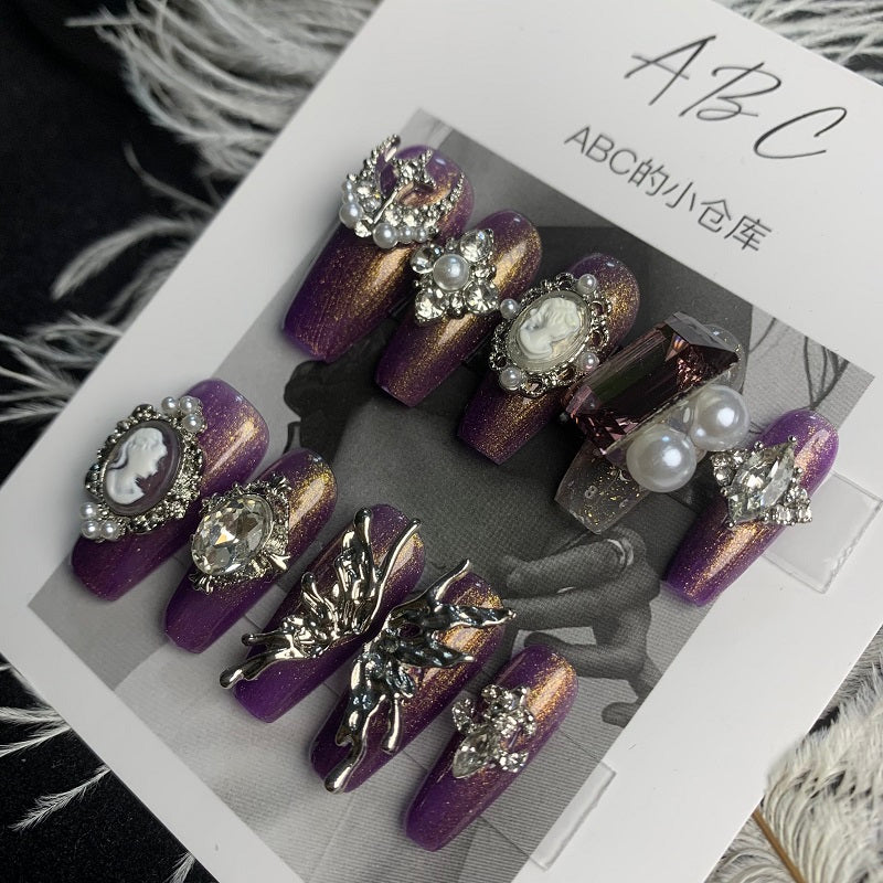 Hot Girl Strass-Nägel zum Aufkleben – Bild 6 | LuxeStyle