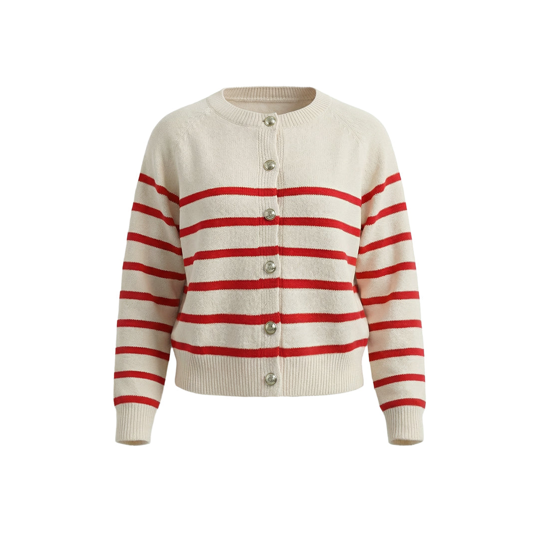 Streifen-Pullover