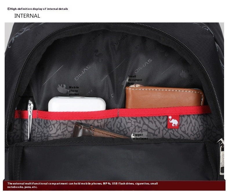 Grosses Reise-Backpack mit Doppelriemen – Bild 10 | LuxeStyle