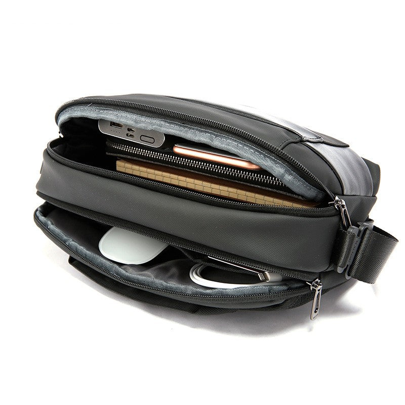 Freizeit-Schultertasche aus wasserdichtem Oxford-Stoff – Bild 6 | LuxeStyle