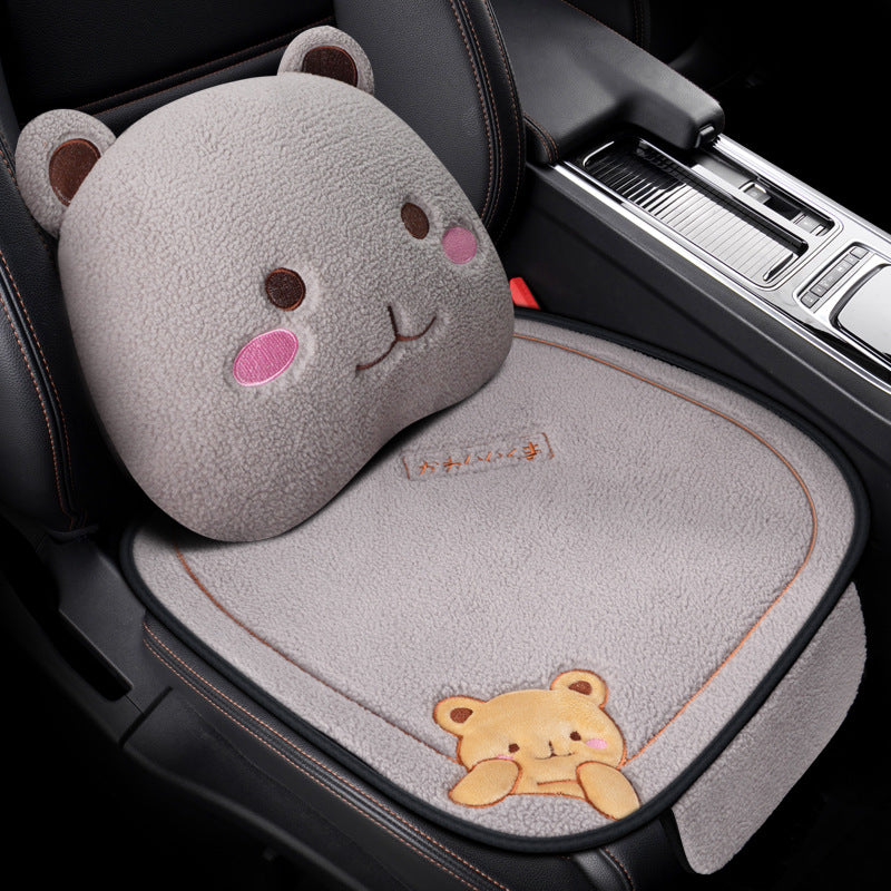 Auto-Sitzkissen-Set aus Plüsch – Bild 12 | LuxeStyle