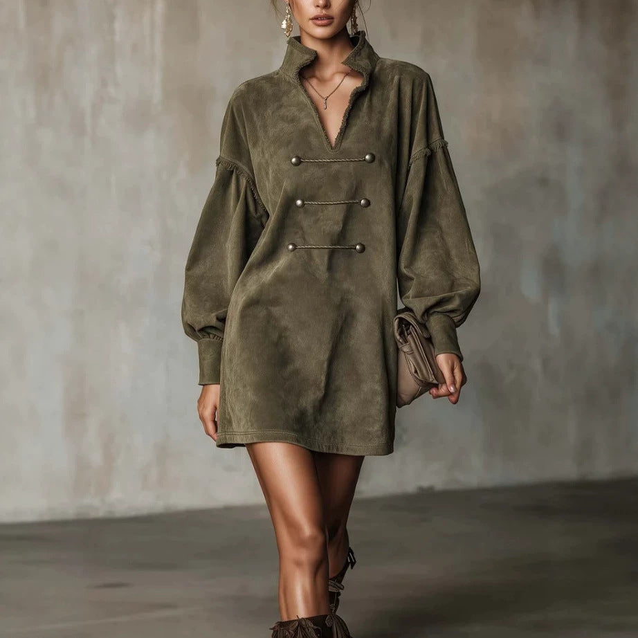 Damen-Minikleid im Retro-Western-Stil | LuxeStyle