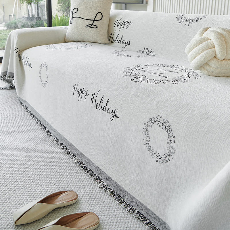 Chenille Sofaüberwurf für alle Jahreszeiten – Ref. CJ-2603030837151627700 – Ansicht 7