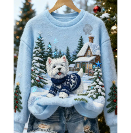 Weihnachts-Flanell-Hoodie