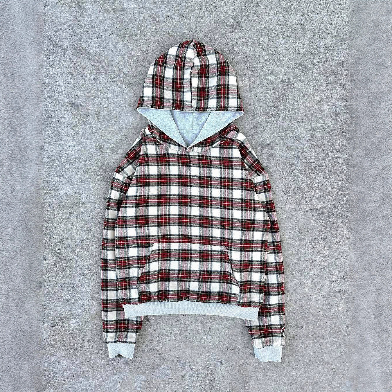 Hip Hop Retro Plaid Freizeit-Pullover