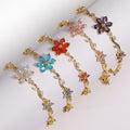Kupferarmband mit Blüten und Blättern | LuxeStyle