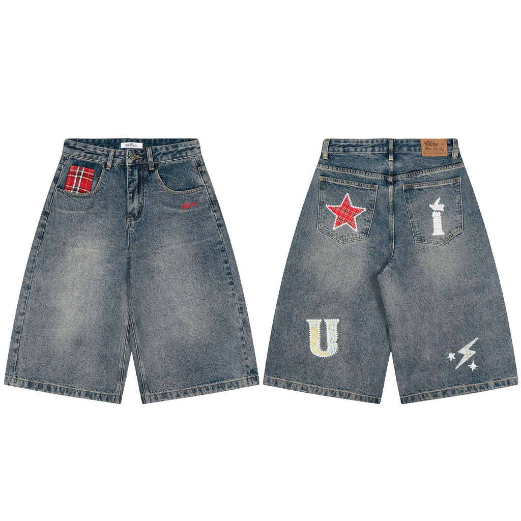 Retro-Kürzsch shorts Damen