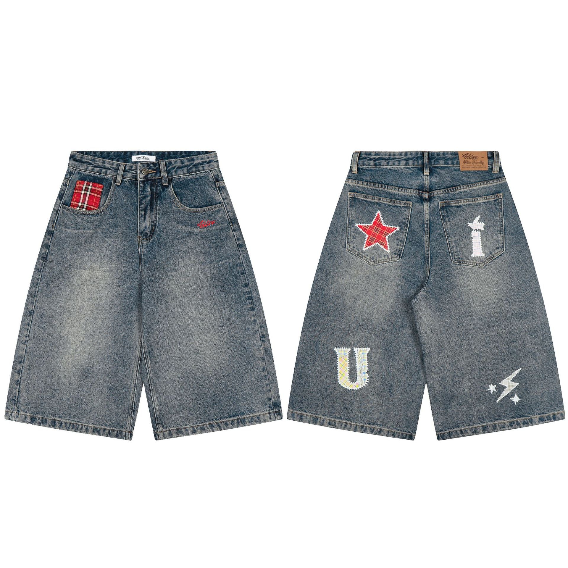 Retro-Kürzsch shorts Damen