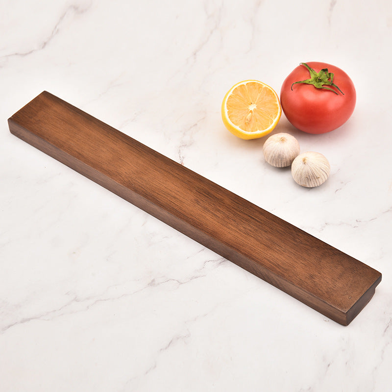 Magnetischer Messerhalter aus Massivholz, Wandmontage ohne Bohren