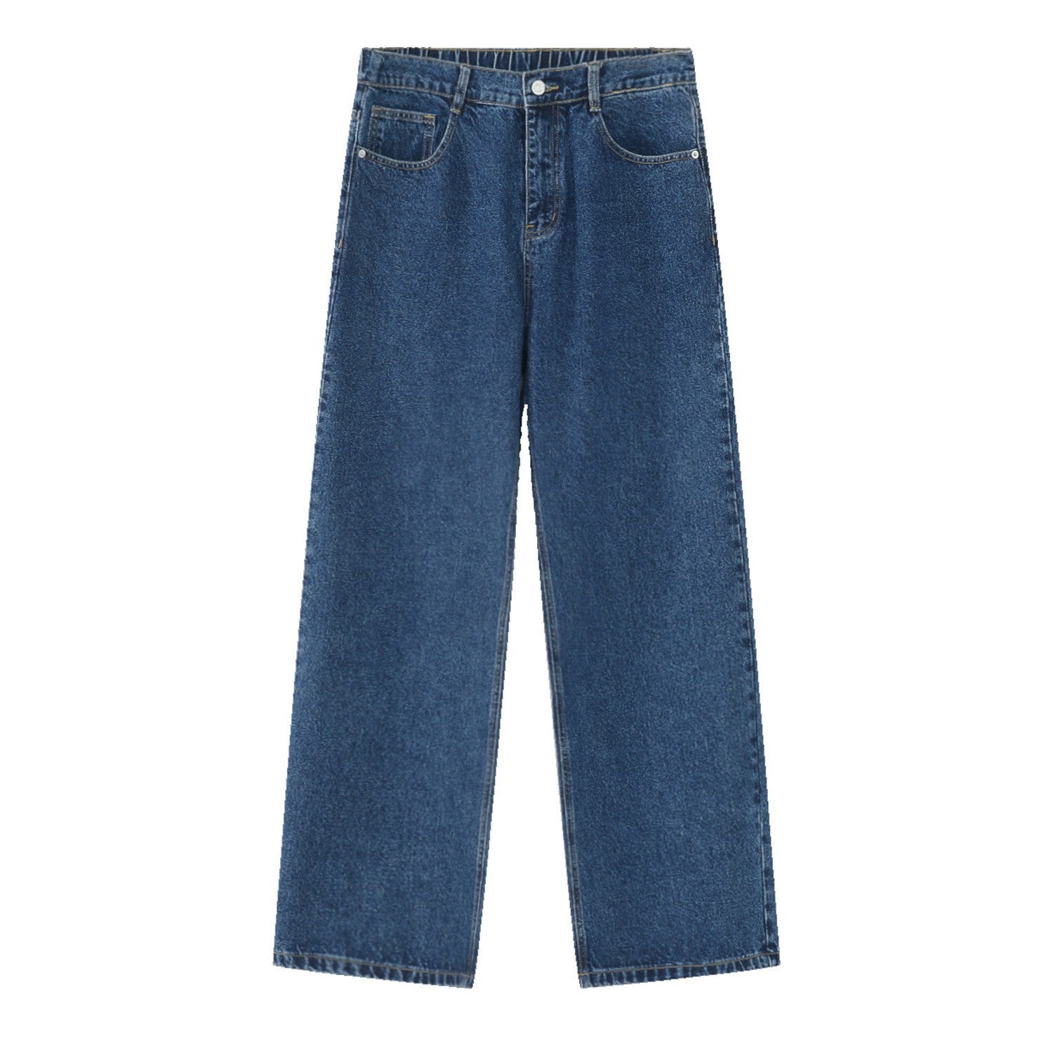 Loose Fit Straight Jeans im Korean Style