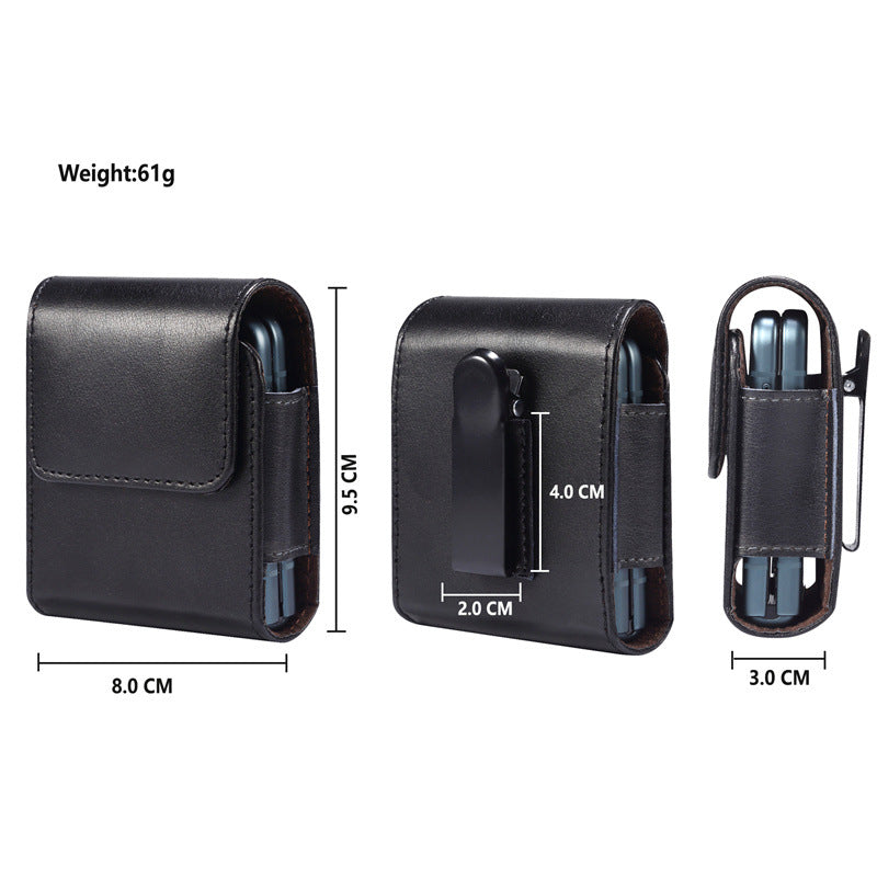 Leder-Gürteltasche für Falt-Smartphones – Bild 4 | LuxeStyle
