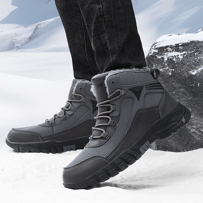 Warme, wasserdichte High-top Winterstiefel – Bild 5 | LuxeStyle