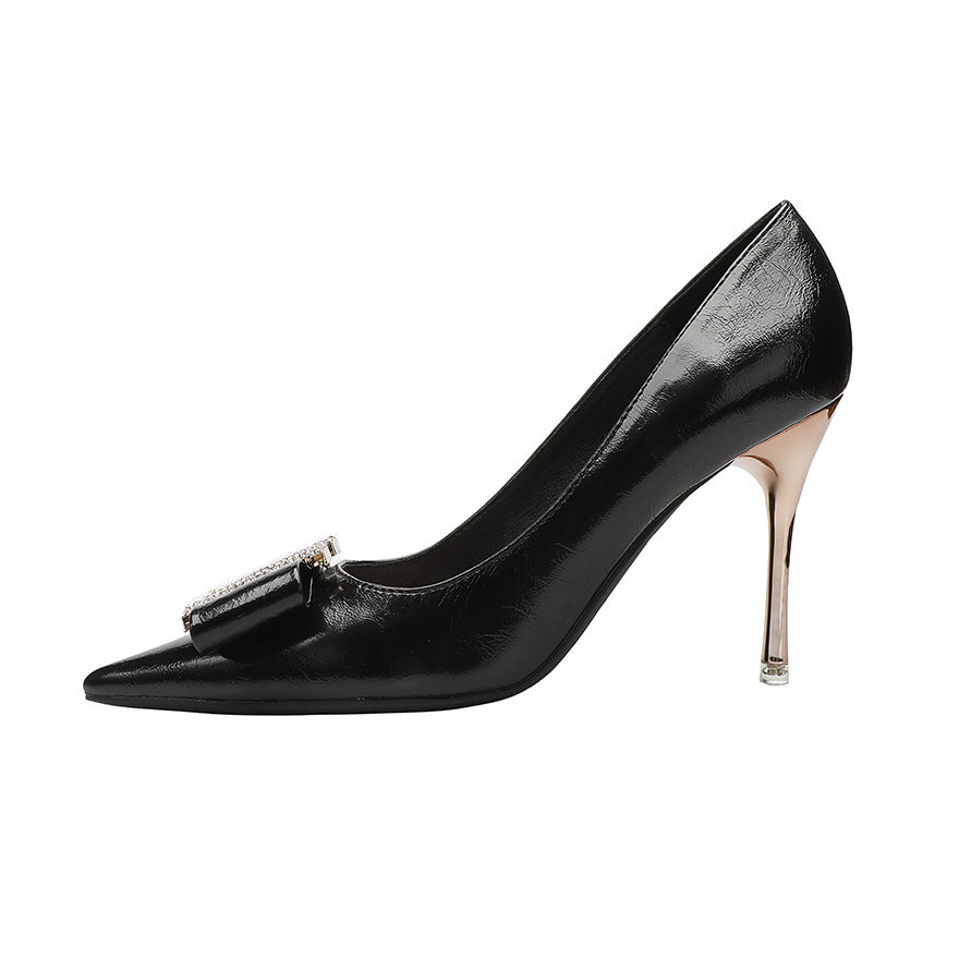 Rhinestone Stiletto Einzelschuhe – Bild 8 | LuxeStyle