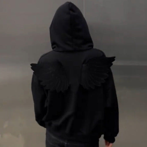 Kapuzenpullover mit Engelsflügeln