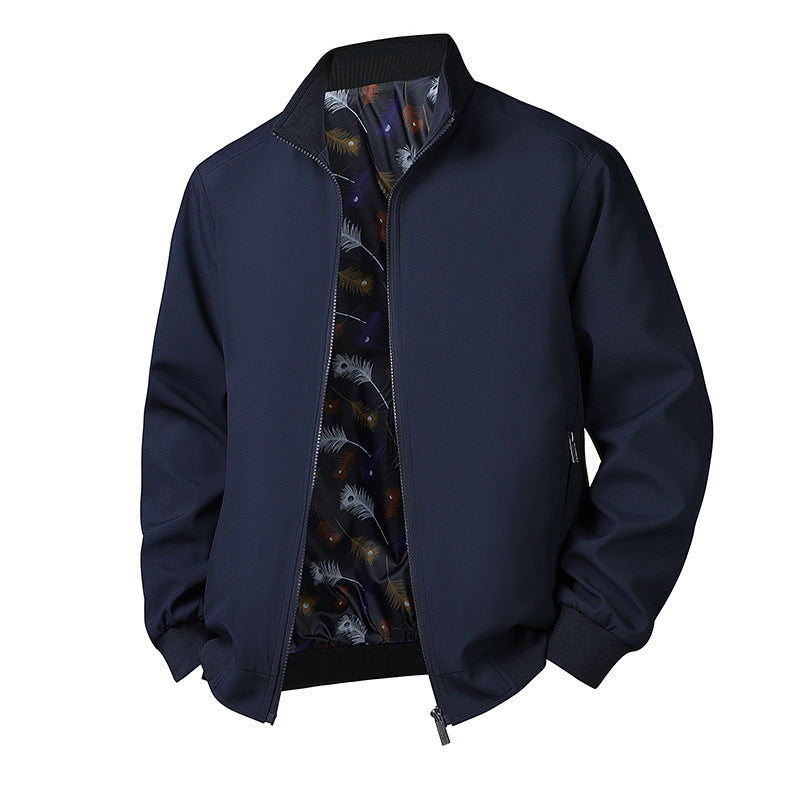 Herren Frühlings-Jacke mit Stehkragen