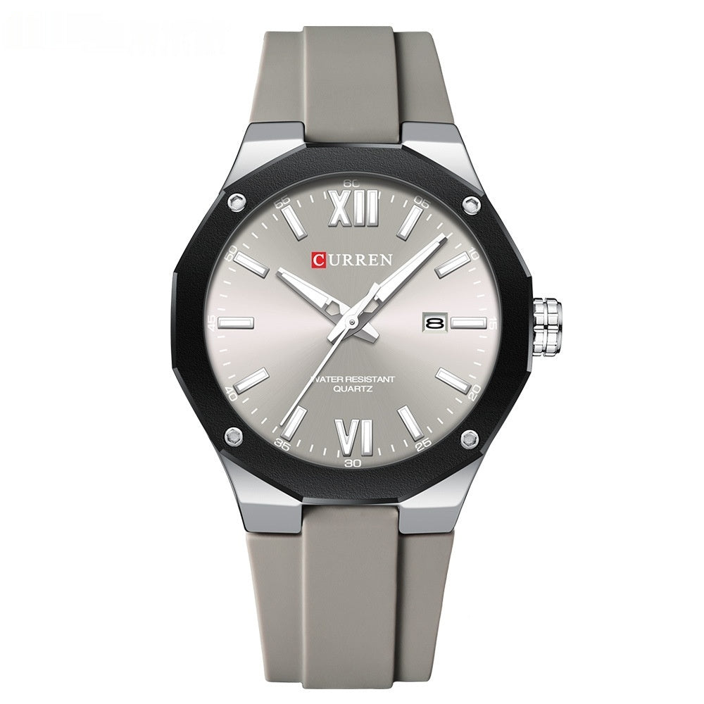 Sportliche Armbanduhr mit Kalenderfunktion
