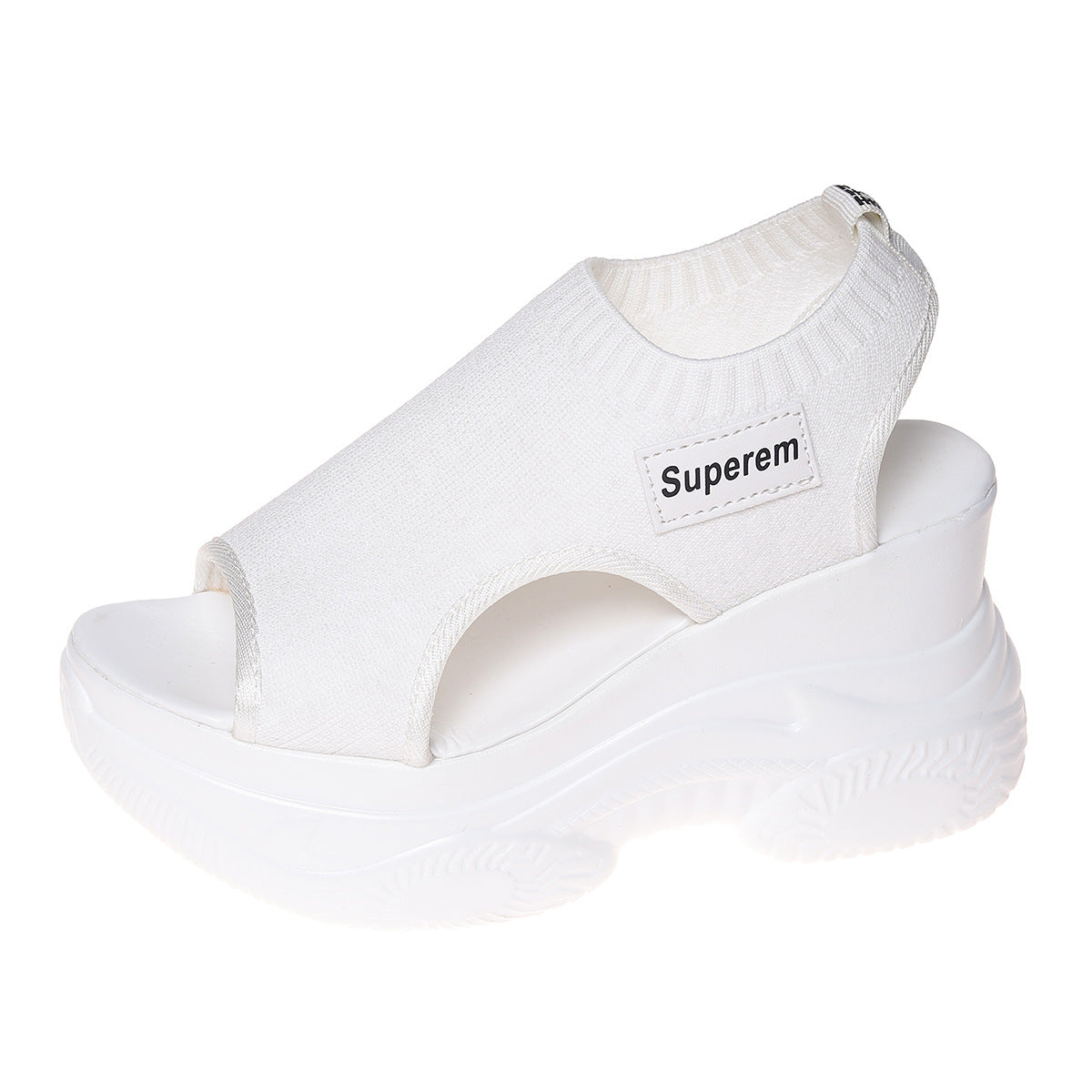 Keilabsatz-Sandalen im Feen-Stil mit Plateau